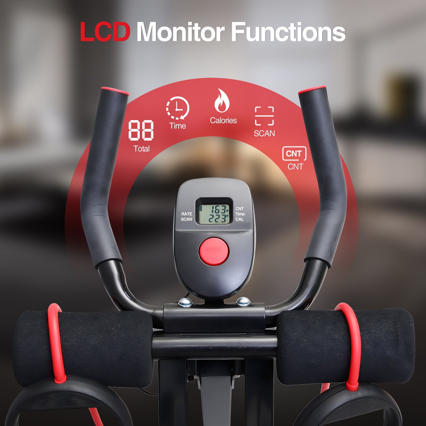 Ab Workout Equipment, Foldable Ab Machine Full Body Workout for Home Gym