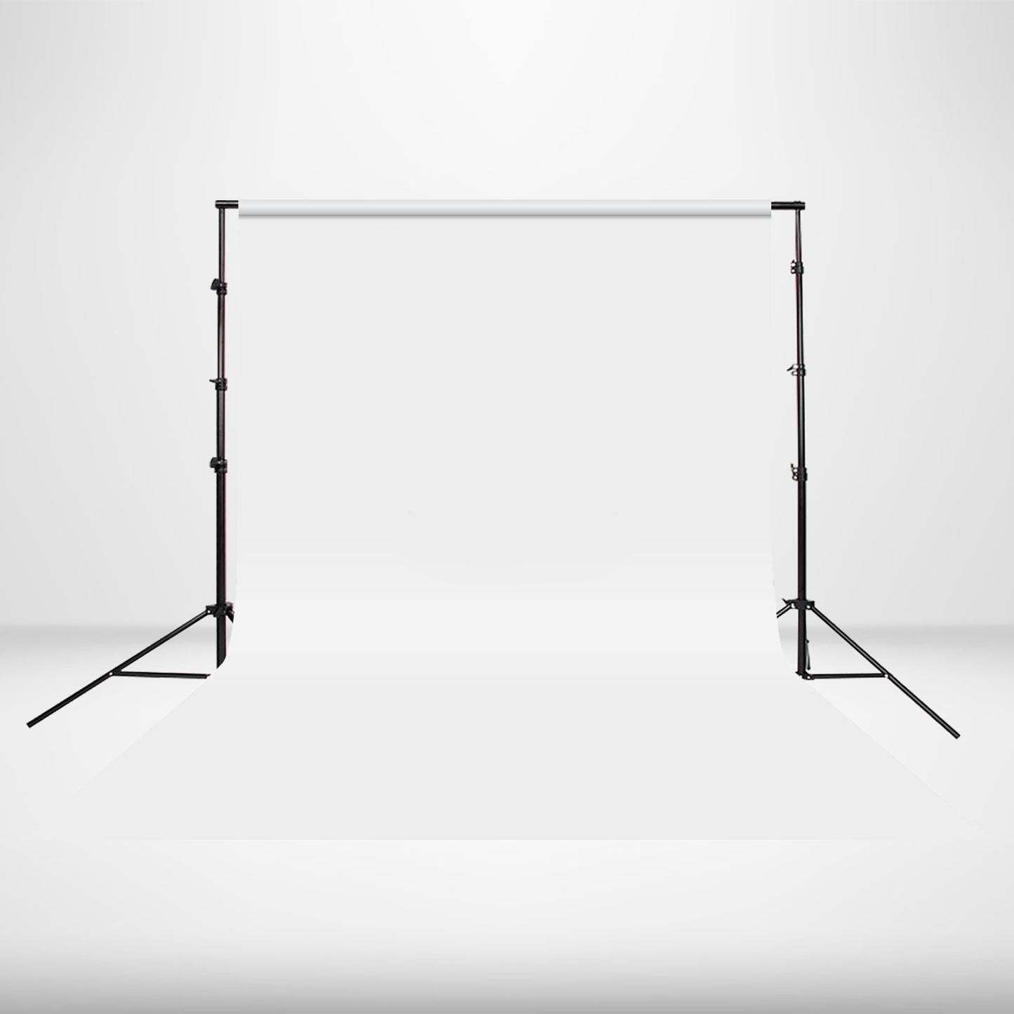 Adjustable Background Support Stand Photography Video Studio Backdrop Kit with Carry Bag,4 Backdrop Clamps