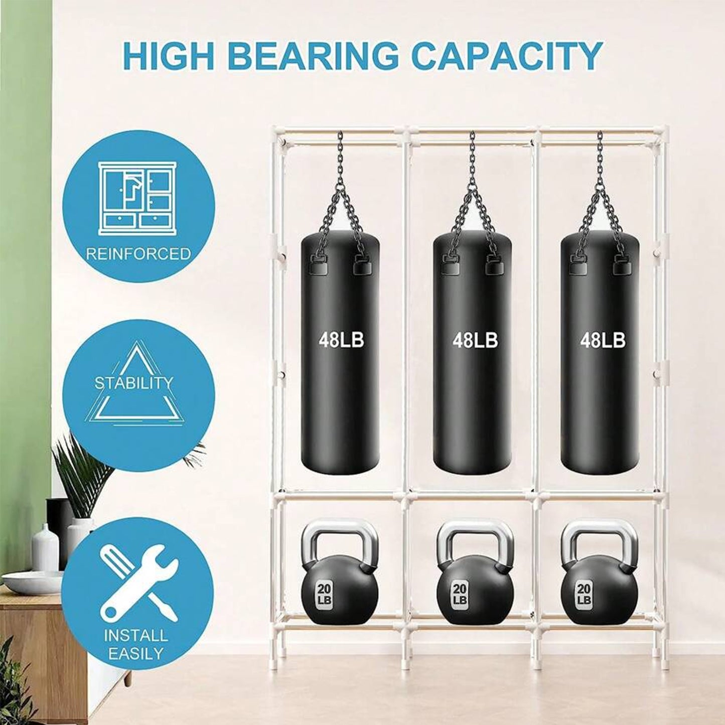 BAOKALER Portable Closet Wardrobe, Non-woven Fabric Organizers and Storage, Clothes Storage for Home, Wine Red
