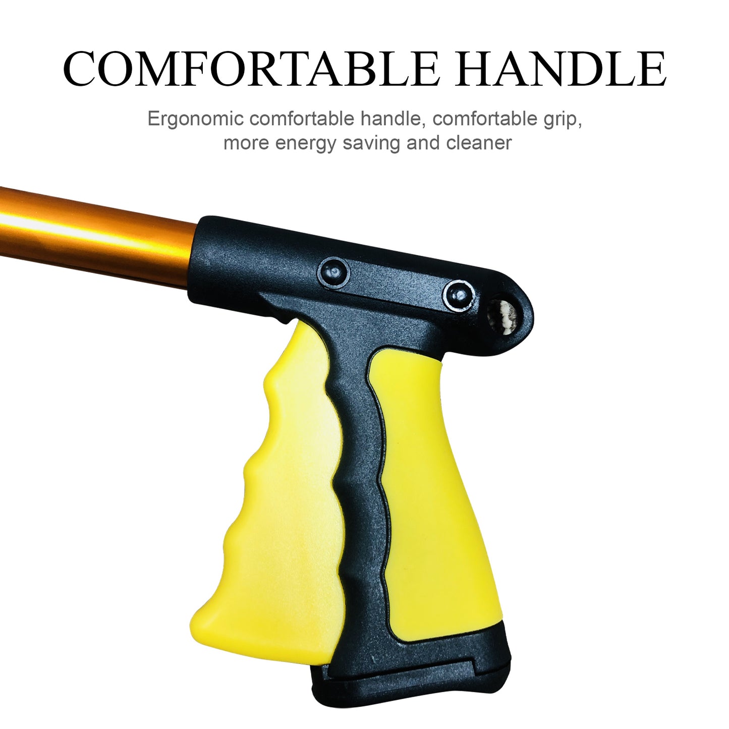 Grabbers and Reachers Rotating Gripper Handle Trash Pickup Tool for Elderly Yellow