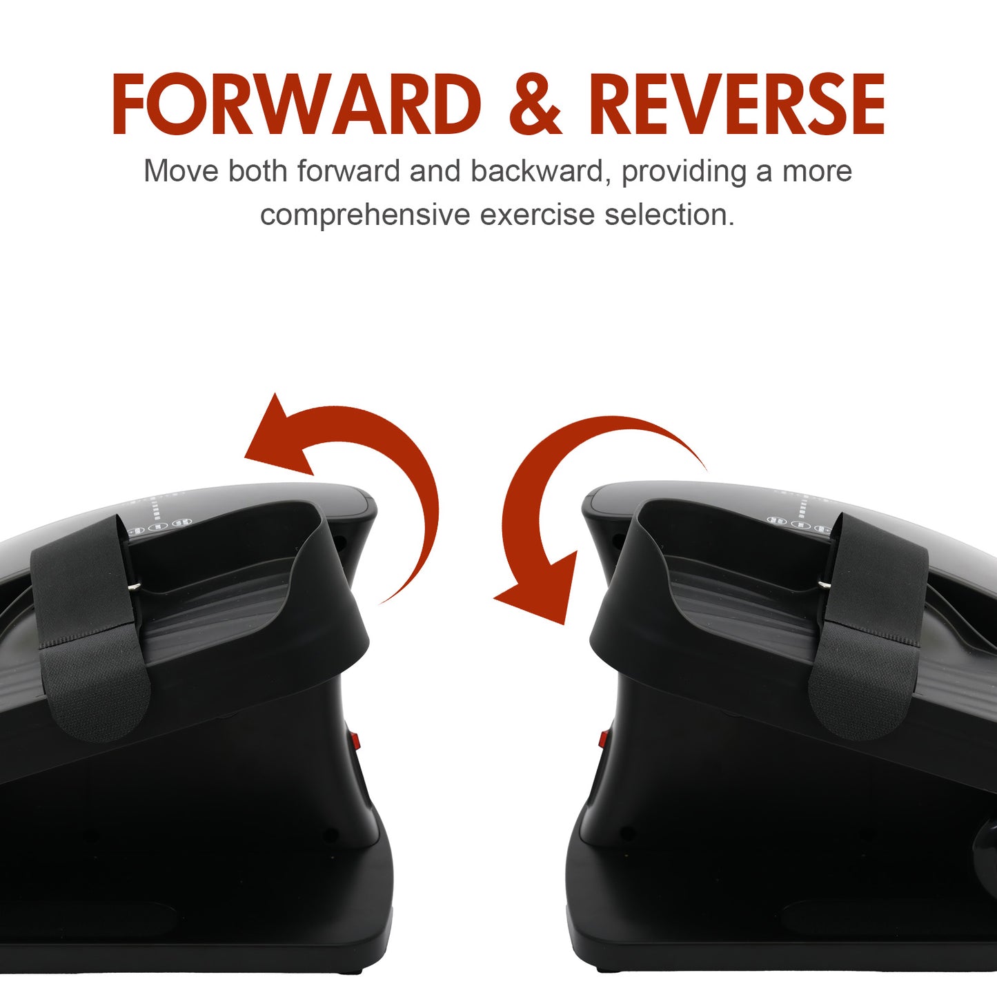 CATGOOD Under Desk Elliptical Machine, Ellipse Leg Exerciser for Seniors Fully Assembled, Quiet & Portable Electric Seated Pedal Exerciser with Remote Control Adjustable Speeds