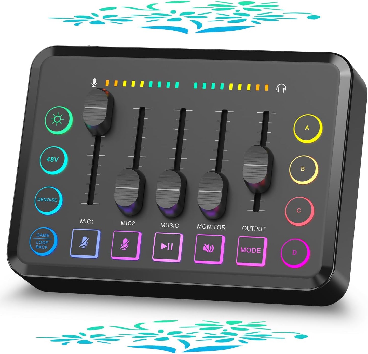 Podcast Equipment Bundle, Recording Studio Package Perfect for Recording, Broadcasting, Live Streaming, F9 Voice Changer