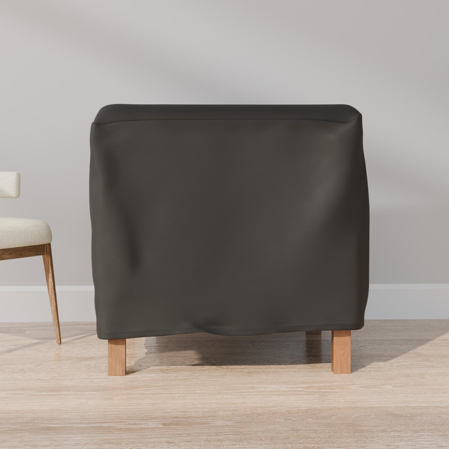 CATGOOD Fire Pit Cover Square, Waterproof Square Fire Pit Table Cover, 600D Heavy Duty Fabric with PVC Coating