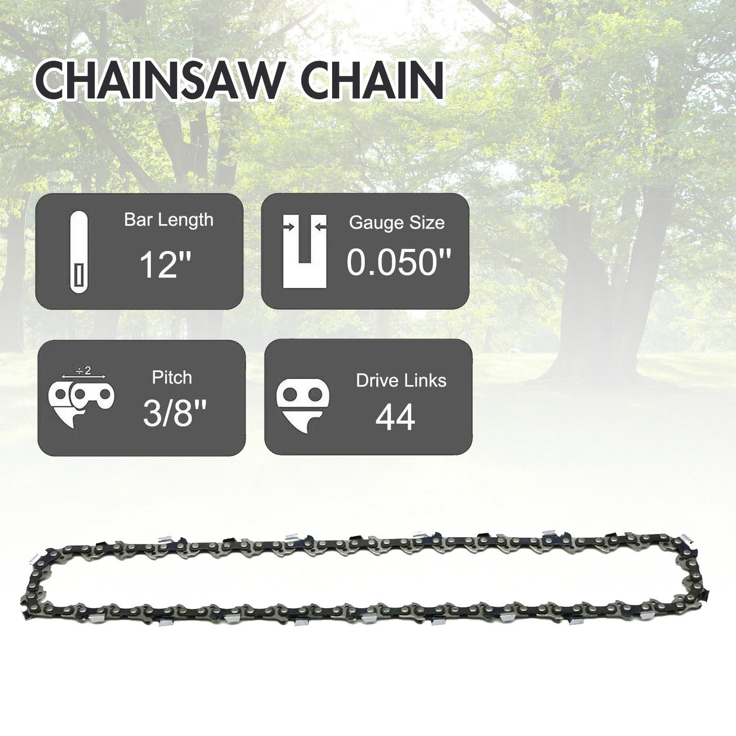 BAOKALER 12" Top Handle Gas Chainsaw,2-Stroke 25.4cc Portable Chain Saws for Wood Cutting, Gasoline Chain Saws for Trees