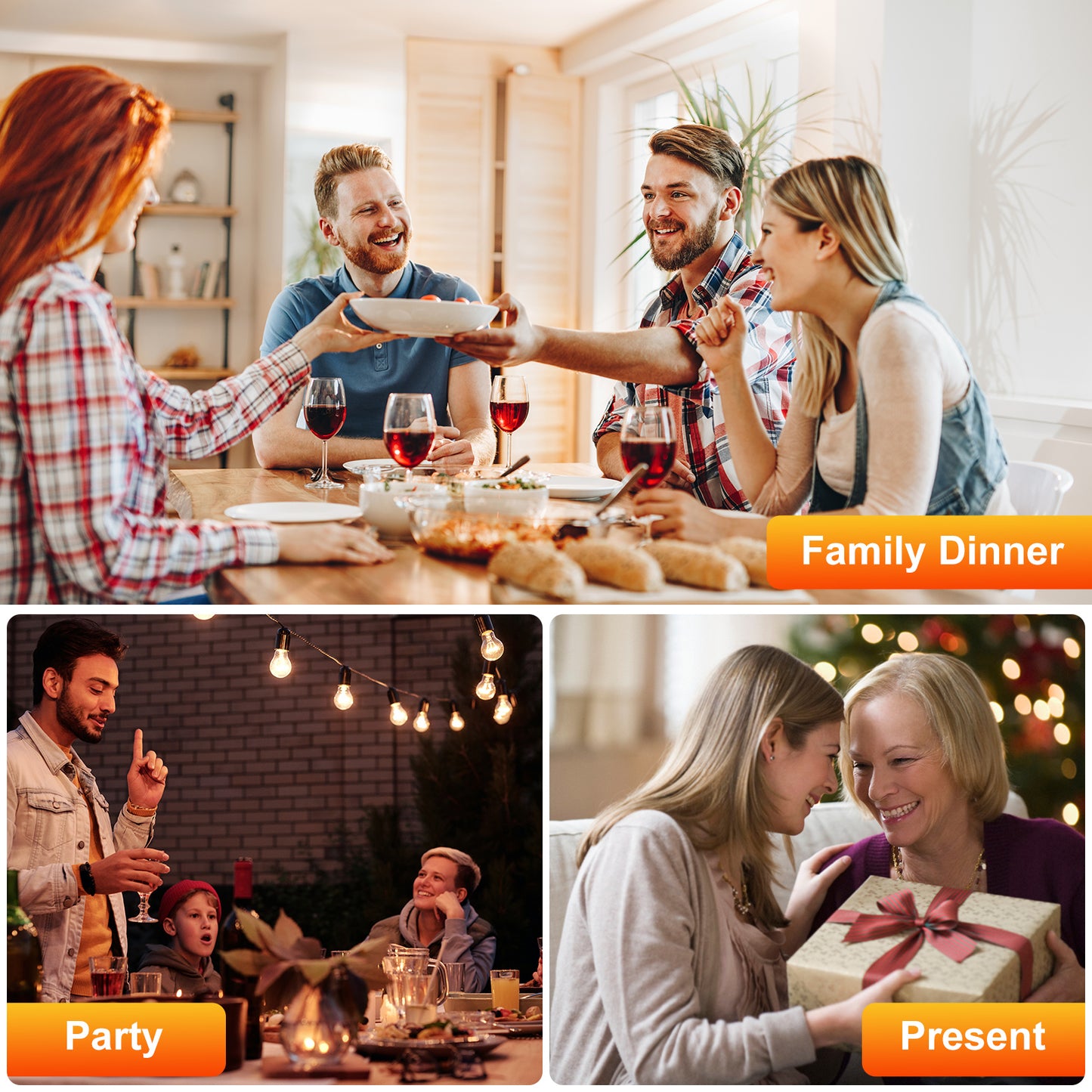 Food Warming Mat with 3-Level Digital Temperature Control, Watorproof and Foldable Electric Warming Tray, Silicone Heating Mat for Buffets Parties Gatherings and Daily Use, White