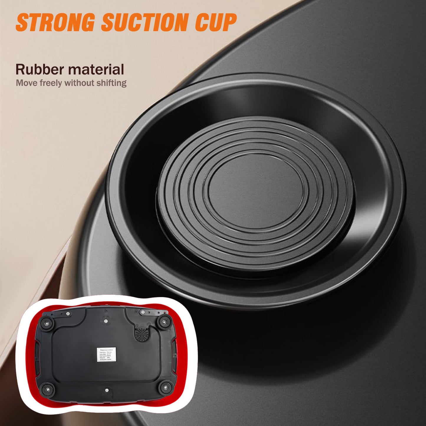 330lb Vibration Plate Exercise Machine, Vibration Board for Lymphatic Drainage, Whole Body Workout Vibrate Fitness Platform, Waver Vibration Stand for Weight Loss, Home Gym Equipment, Red