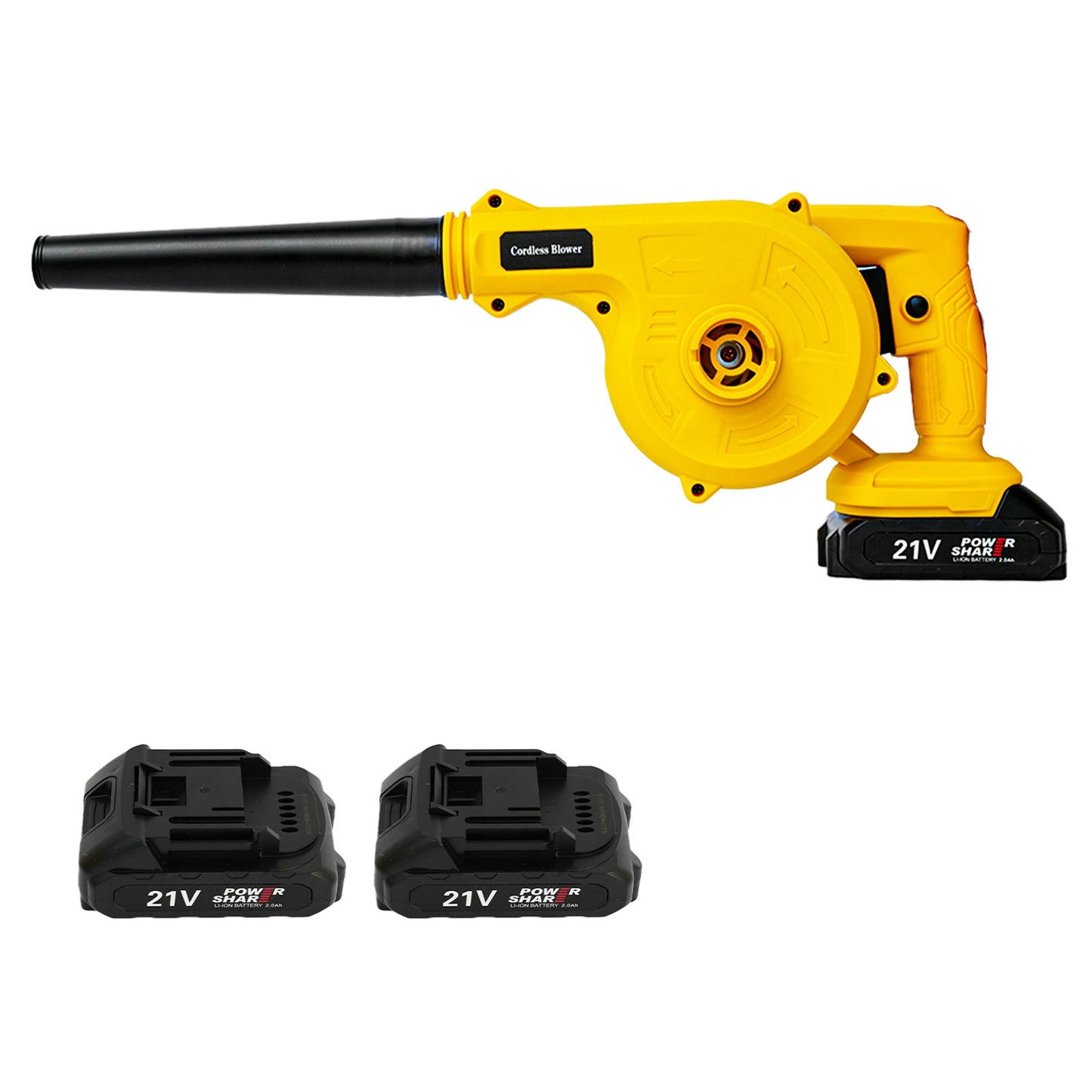 CATGOOD Cordless Leaf Blower for Makita 20V Max Battery, Handle Electric Blower and Vacuum Cleaner with 2 Battery