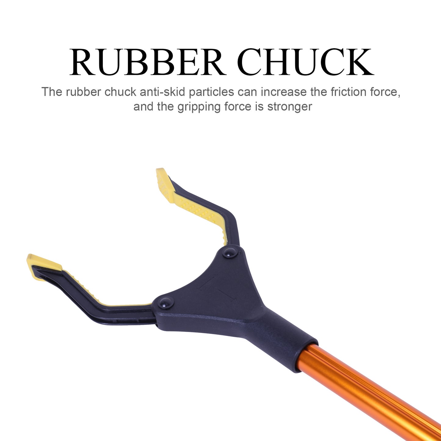 Grabbers and Reachers Rotating Gripper Handle Trash Pickup Tool for Elderly Yellow