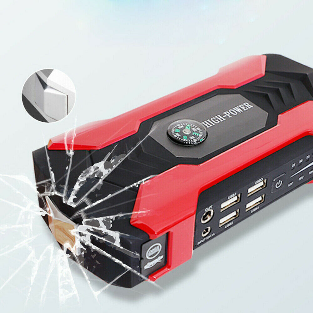 Car Battery Jump Starter Portable, 99800mAh Battery Charger for car, High Power Jumper Cables for Auto, Multi-Function Emergency Jump Box with 4 USB Ports and LED Flashlight