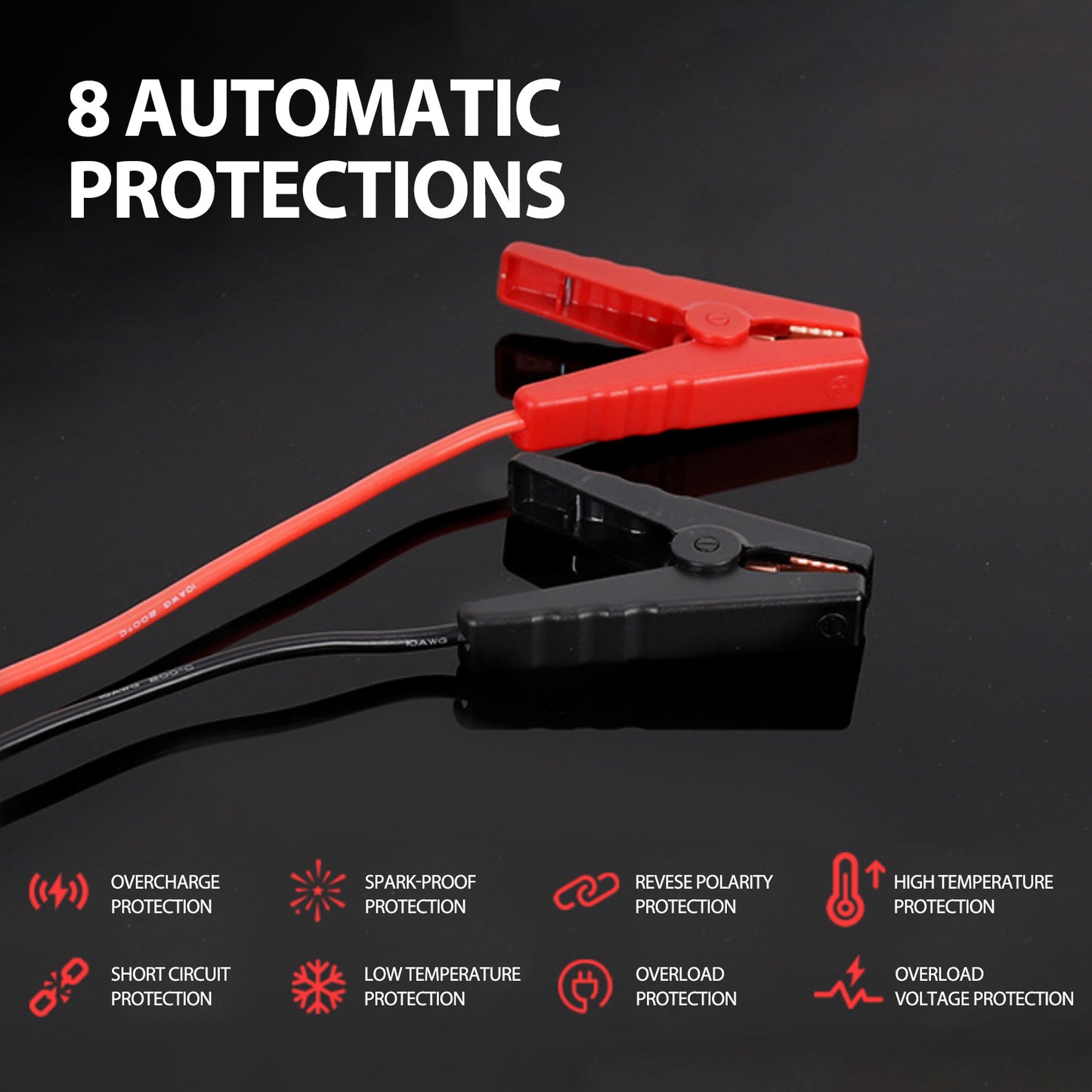 Car Battery Jump Starter 4000A Peak 39800mAH Car Jump Starter Portable Power Bank Charger for All Gas or Diesel Engine Battery Booster Jump Box LCD Display