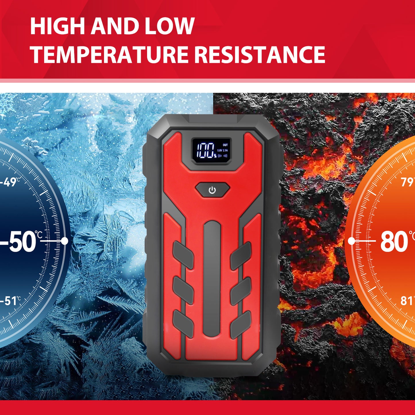 Car Battery Jump Starter 4000A Peak 39800mAH Car Jump Starter Portable Power Bank Charger for All Gas or Diesel Engine Battery Booster Jump Box LCD Display