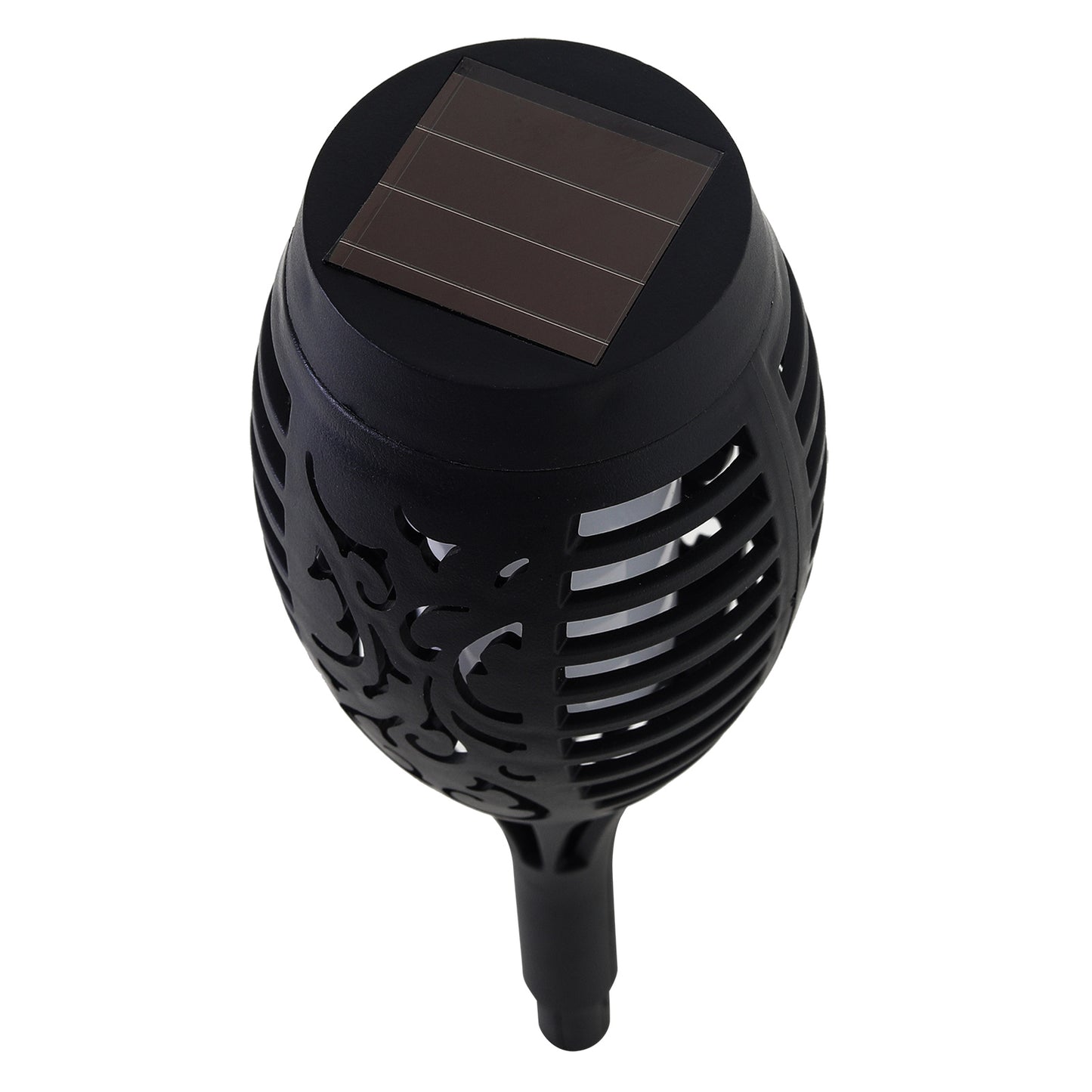 Flickering Flame Solar Lights, 4 Pack Tiki Torch Lights for Outside, LED Waterproof Yard Solar Lights for Outside Garden Patio Pathway