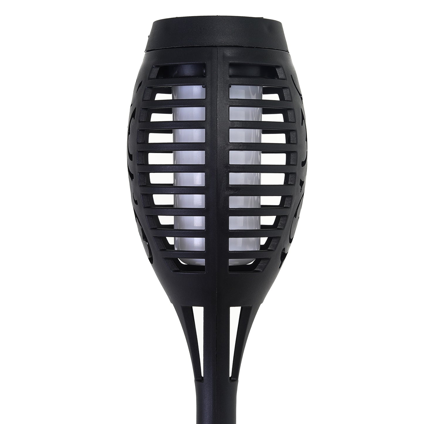 BAOKALEr Solar Torch Lights, Purple Flickering Flame, Waterproof, Garden, Patio, Pathway, 6PCS