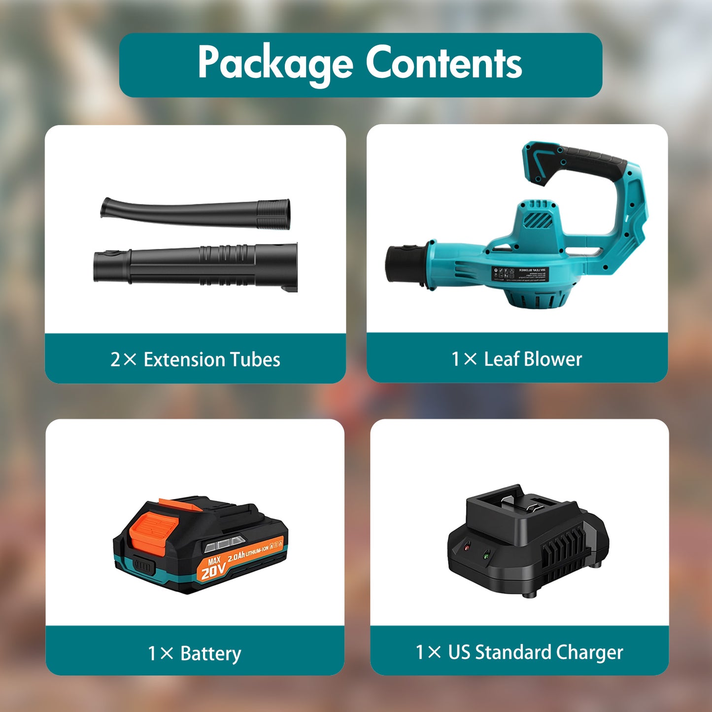 Cordless Leaf Blower, 160MPH 20V Handheld Electric Leaf Blowers with Battery, Lightweight Battery Powered Leaf Blower