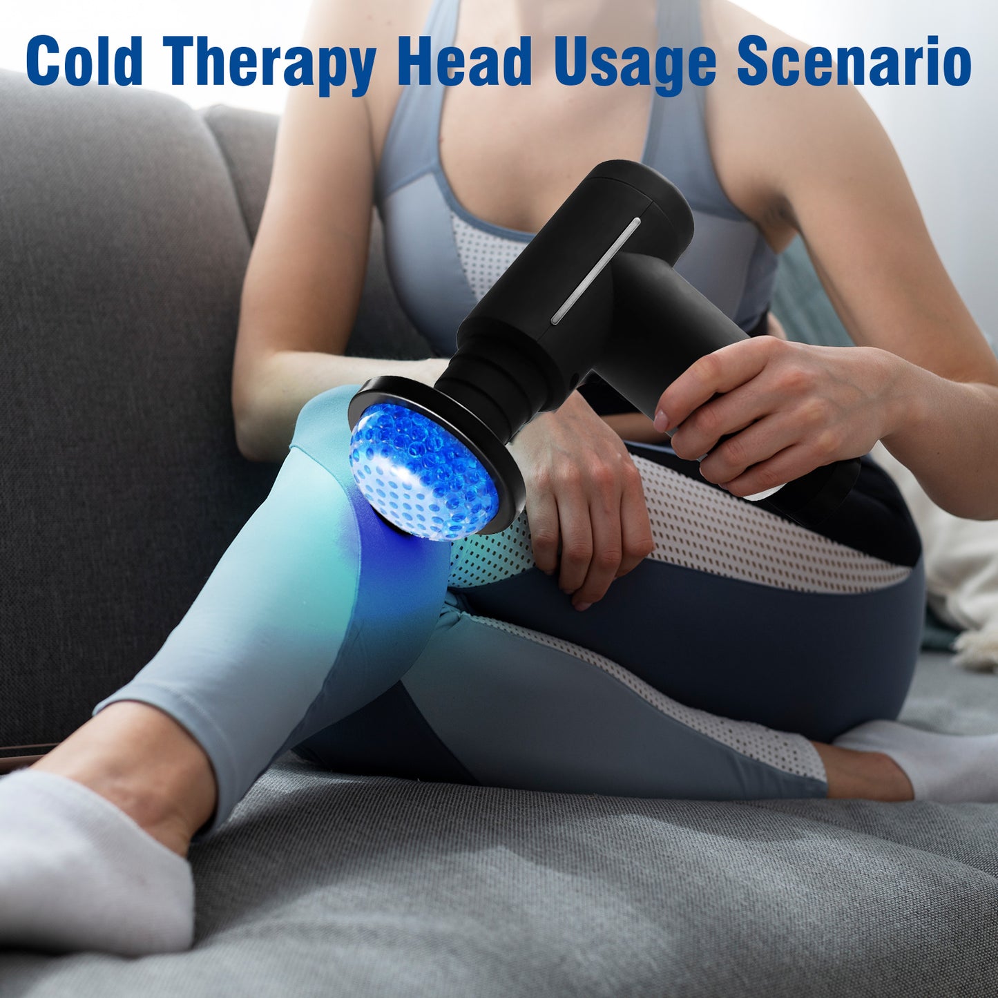 CATGOOD Massage Gun, Hot and Cold Percussion Deep Tissue, Portable Cordless Gun Massager for Muscle, 6 Intensity Levels,Ideal for Gym Office