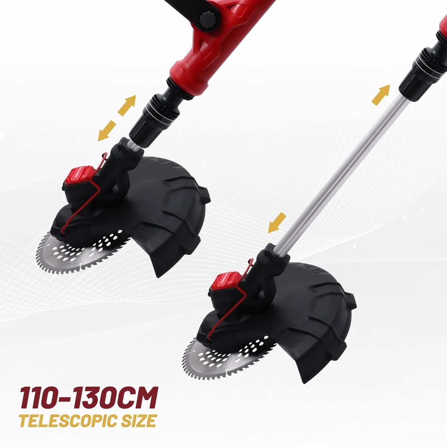 BAOKALER Cordless Brussless Weed Eaters with 4.0Ah 10C Battery, 18000RPM Grass String Trimmer for Wood Cutting Grass Cutting
