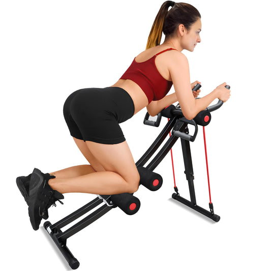 Ab Workout Equipment, Foldable Ab Machine Full Body Workout for Home Gym