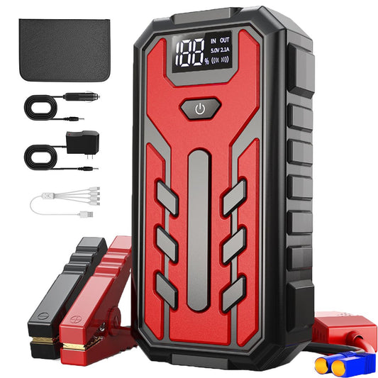Car Battery Jump Starter 4000A Peak 39800mAH Car Jump Starter Portable Power Bank Charger for All Gas or Diesel Engine Battery Booster Jump Box LCD Display