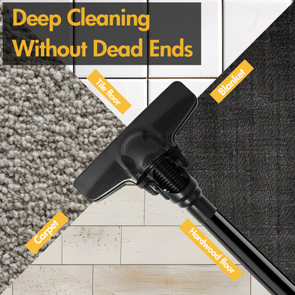 Cordless Handheld Vacuum for Makita Battery, 5-in-1 Car Vacuum Cleaner with 4.0Ah Battery and Charger for Floor Carpet, Yellow