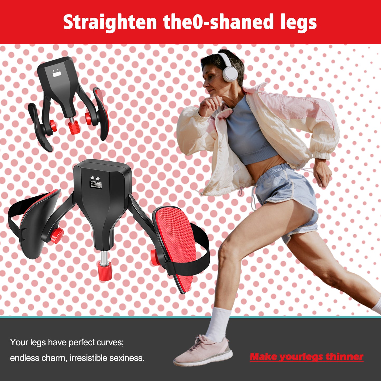 Thigh Master, Adjustable Resistance, 25-110LBS and Inner Thigh Strength Exercise Equipment Hip Shaper Trainer Machine for Men & Women