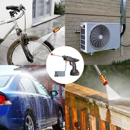 288VF Cordless Pressure Washer with 2 Batteries and Charger, Portable Electric Power Washer, Water Pressure Machine Spray Gun for Home