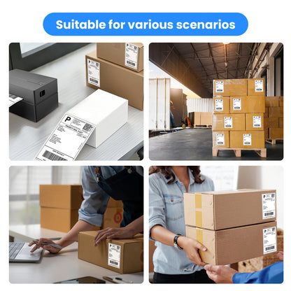 500 Pack 4x6 Thermal Shipping Labels, Direct Print Paper for Mailing & Shipping Packages
