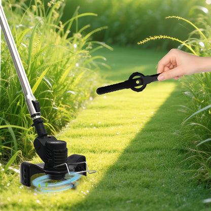 BAOKALER 60 PCS String Trimmer Head Blades Replace, Plastic Weed Trimmer Blades, Weed Wacker Replacement Blades, Machine Trimming Blades, Universal for Mainstream Cordless Grass Trimmer, Black