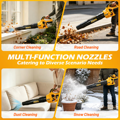 21V Portable Cordless Leaf Blower, 100MPH & 476CFM, 2?Speed Adjustable, Compatible with DEWALT 20V Battery, Tool Only, for Yard Lawn Driveway Cleaning