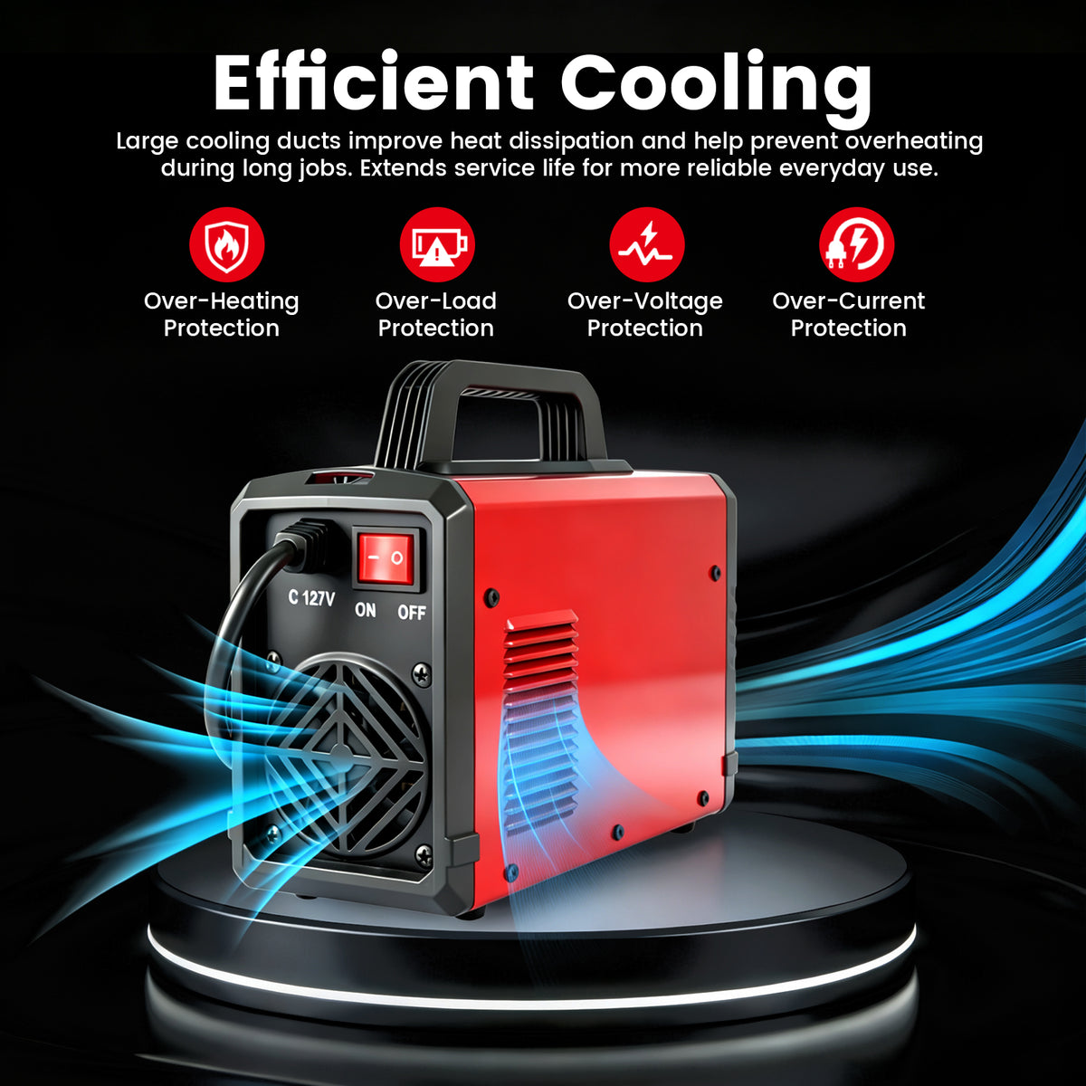 BAOKALER Stick Welder Kit 200A Digital Display 110V Mini ARC MMA IGBT Inverter Welder, Hot Start Anti-Stick Arc Force, Portable with Dual USB, 20 Rods