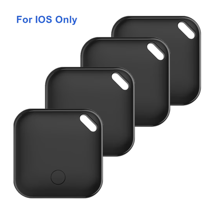 Bluetooth Tracker, Smart Air Tracker Tags,Key Finder and Item Locator Compatible with Apple Find My (iOS Only),Wireless Smart Tracker Tag for Keys/Luggage/Wallet,4-Pack,Black