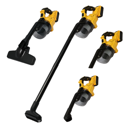 Cordless Handheld Vacuum for Makita Battery, 5-in-1 Car Vacuum Cleaner with 4.0Ah Battery and Charger for Floor Carpet, Yellow