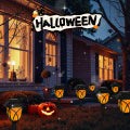 Catgood Solar Lights Outdoor Pathway, 6 Pack Solar Garden Stake Lights for Yard Patio Walkway Planter Pool, LED Waterproof, Flame Orange