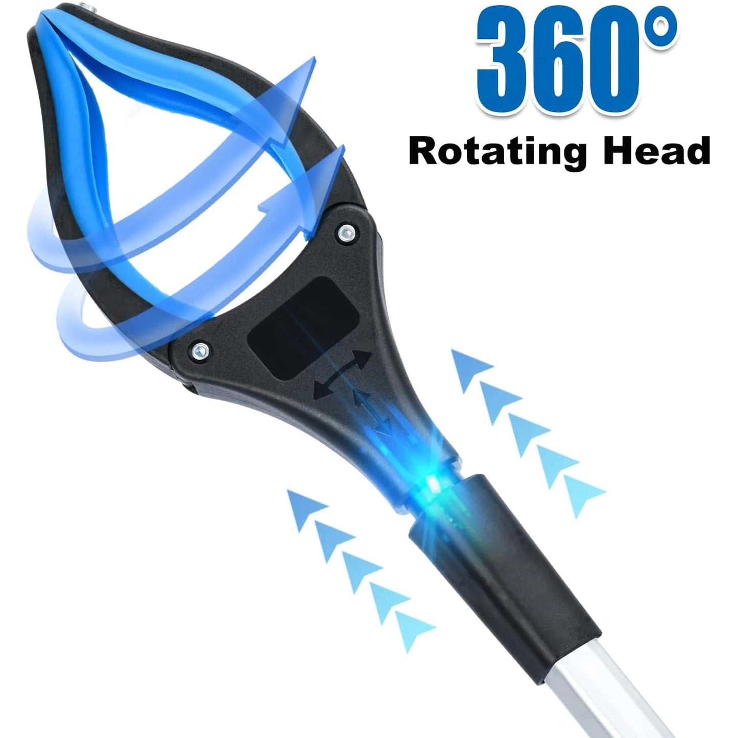 Grabber Reaching Tool Reachers and Grabbers Hand Assist Pick up Tool for Seniors Aluminum Blue