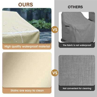 Patio Chair Covers,Outdoor Chair Cover,600D Waterproof/Dustproof Patio Furniture Covers for Outdoor Furniture, 32" L x 37" W x 36"H