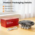 BAOKALER 16 Head Massage Gun Set, 2000mAh Electric Massage Tools, Electric Muscle Massager with with 9 Modes 9 Intensities for Deep Tissue, Back, Shoulders, Legs, Gray