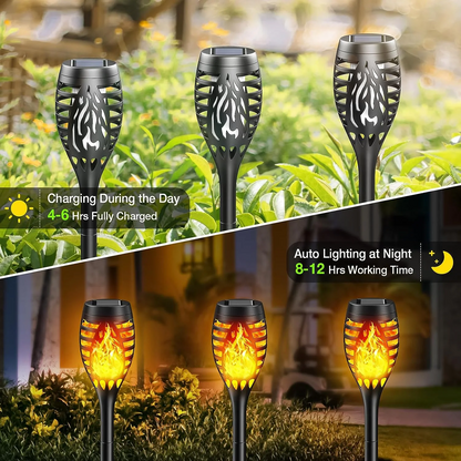 CATGOOD Solar Yellow 3.7 V LED Landscape and Walkway Light, 12 Piece