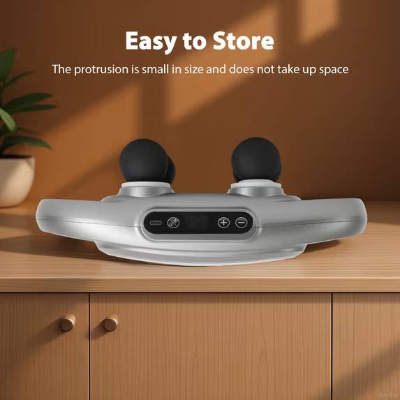 Massage Gun, 6 Head Electric Massage Guns with 3 Sets Massage Heads & 9 Modes, Gun Tool for Legs, Arms, Waist, Back, Buttocks, Relax Full Body Muscle, Gifts for Friends, Parents