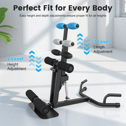 CATGOOD Deep Squat Machine for Women, Adjustable Glutes Trainer Machine, Core & Leg Exercise, Push Up Workout Equipment at Home Gym