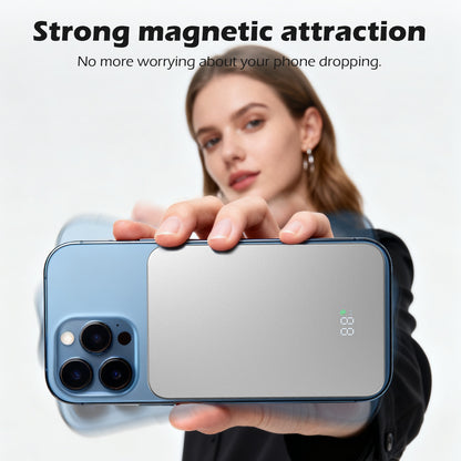 Magnetic Wireless Power Bank,5000mAh Ultra-Slim Portable Charger with 20W PD Fast Charging,USB-C Phone Battery pack Compatible with iPhone 17/17e/16/15/14/13/12 Pro Max & Android - White