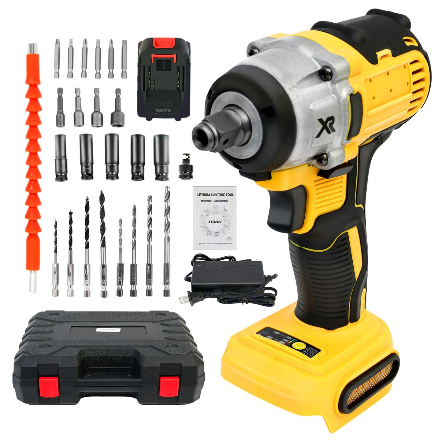 CATGOOD Impact Wrench Cordless Impact Wrench with Brushless Motor