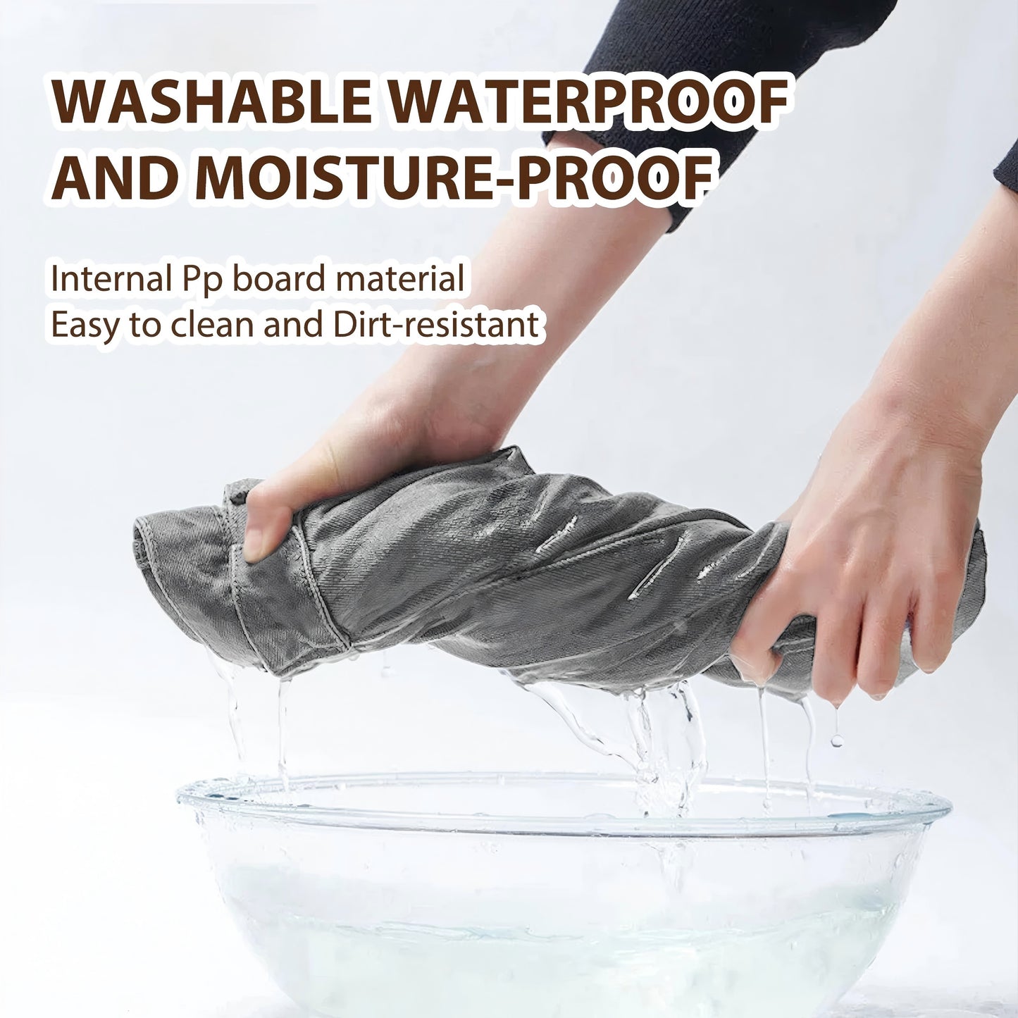 Hanging Closet Organizer, 4 Packs Closet Organizer and Storage, 5-Shelf Closet Hanging Storage Shelves, Closet Organization for Bedroom, Nursery, Diapers, Grey