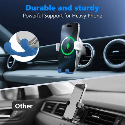 Wireless Car Charger,15W Fast Phone Wireless Charger for Car Auto Clamping,Wireless Car Charger Mounts for iPhone 17 16 15 14 13 12 11 Pro Max Xs,Support Smart Phone