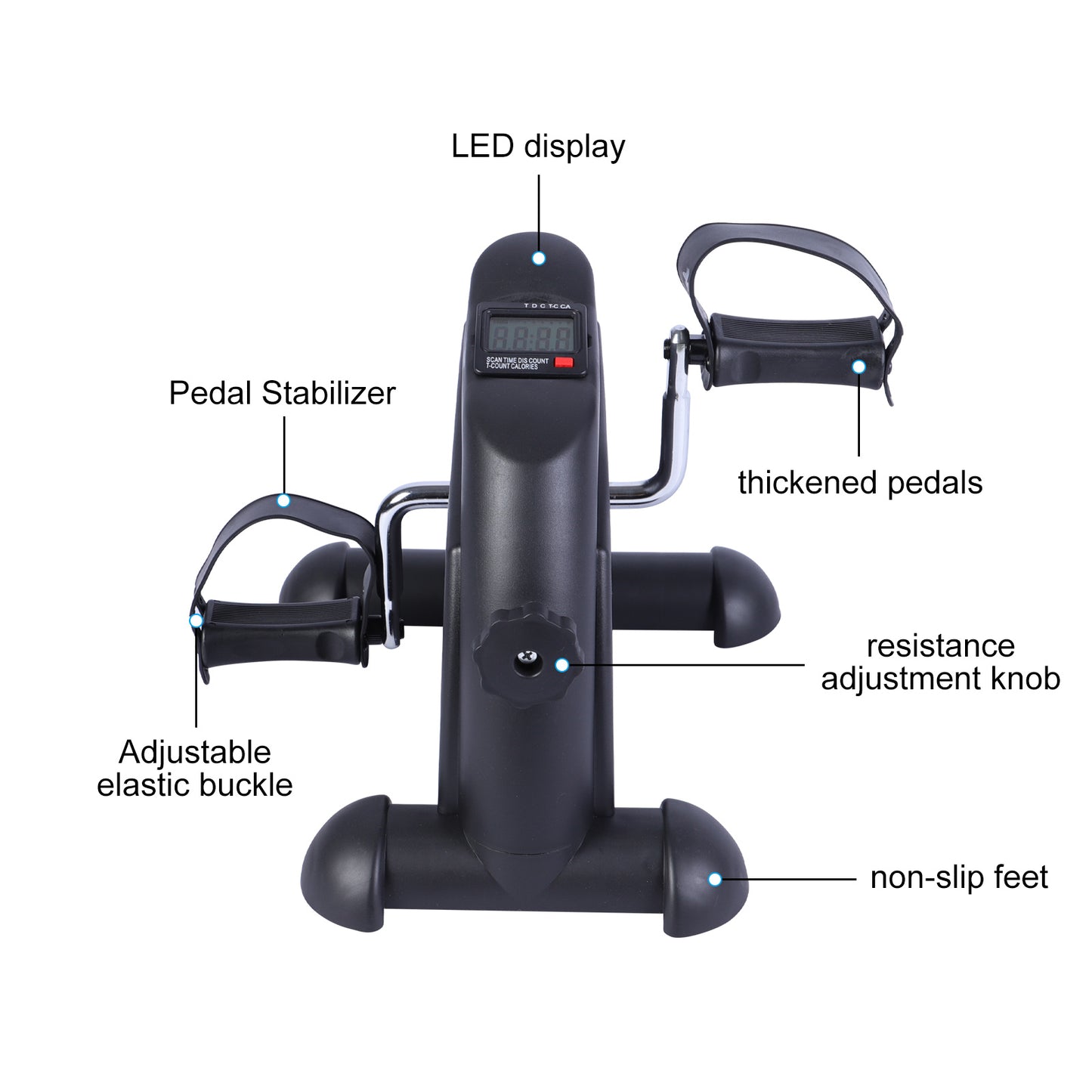 BAOKALER Mini Multi-Functional Stepper SG0011 Under Desk Pedal Exerciser