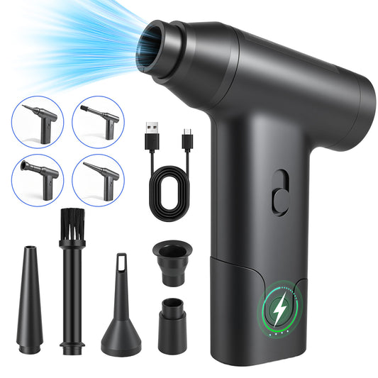 Compressed-Air-Duster,-300000RPM-Car-Vacuum-Cleaner,-Cordless-Air-Duster-Cleaner-Dust-Blower-for-Computer,-Keyboard,-House,-Outdoor-and-Car