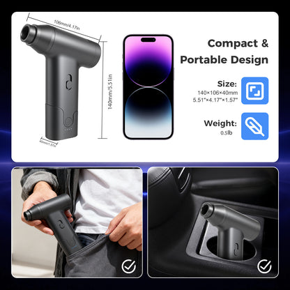 Compressed-Air-Duster,-300000RPM-Car-Vacuum-Cleaner,-Cordless-Air-Duster-Cleaner-Dust-Blower-for-Computer,-Keyboard,-House,-Outdoor-and-Car