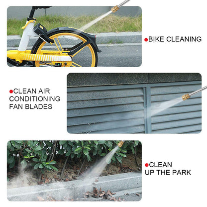 CATGOOD 4000 PSI Pressure Washer Gun with Extension Wand, Pressure Washer Wand with 50FT Hose and 5 Quick Connect Nozzles, Power Washer Gun Handle Car Wash Spray Gun Kit, 5 Spray Patterns