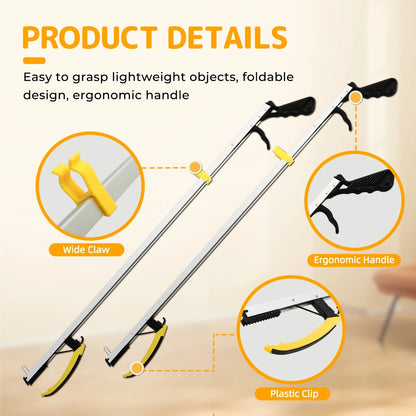 Grabber Reaching Tool Reacher Grabber Tool Lightweight Aluminum with Ergonomic handle trigger