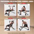 Weight Bench, Foldable 8-in-1 Workout Bench for Full Body Exercise, 1000lb Max Load, Adjustable Fitness Bench for Home Gym Strength Training