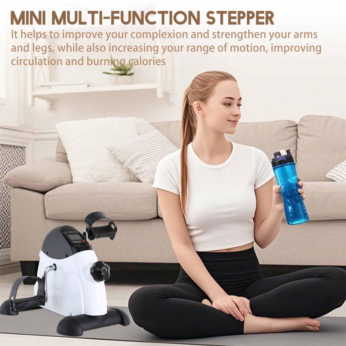Toner H-Party Store Pedal Exerciser Training Device Mini Exercise Bike