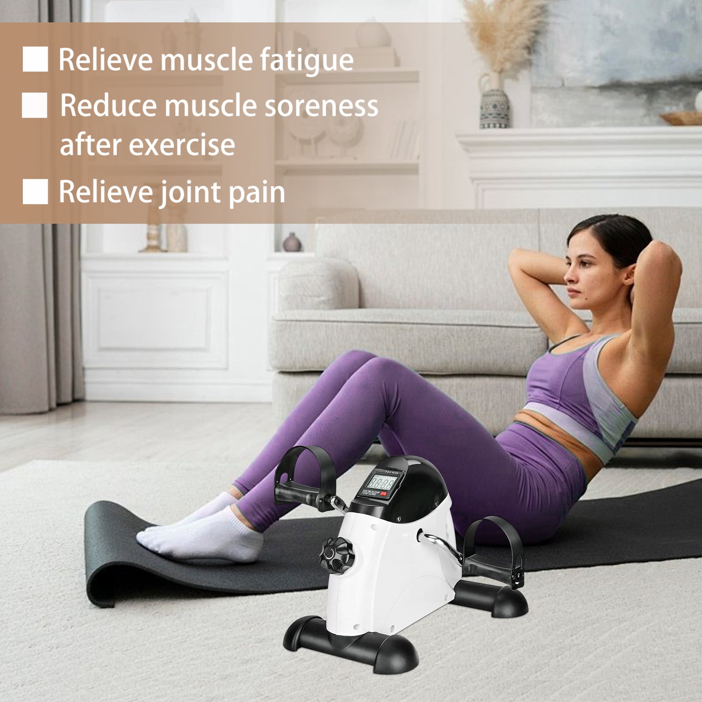 Toner H-Party Store Pedal Exerciser Training Device Mini Exercise Bike
